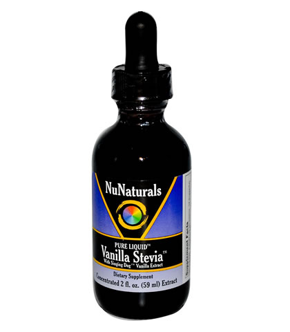 Pure Liquid Vanilla Stevia, NuNaturals (59ml) - Click Image to Close