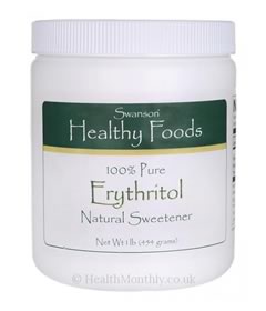 100% Pure Erythritol, Swanson (454g)